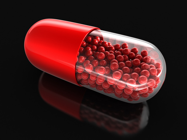 Pill and drugs (clipping path included) - Fotografie, Obrázek