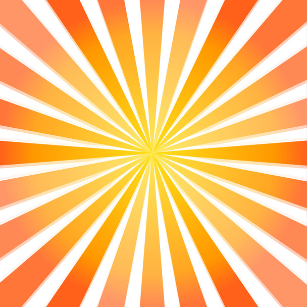 Vollbild-Vektor-Sonnenstrahl von der Mitte zu den Rändern (gelb zu d - Vektor, Bild