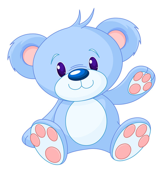 cute toy bear - Vecteur, image