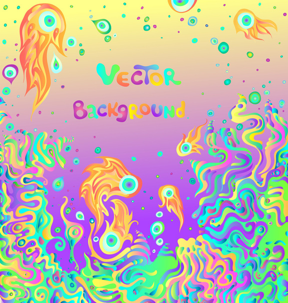 Vector doodle background with space for your text - Vecteur, image