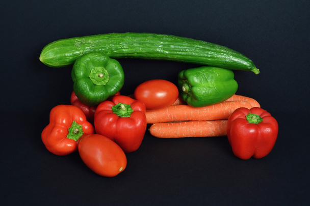 Fresh products, vegetable assortments. - Photo, Image