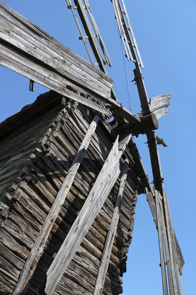de houten molen - Foto, afbeelding