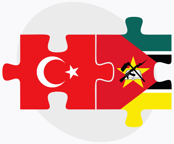 Bandiere Turchia e Mozambico
 - Vettoriali, immagini