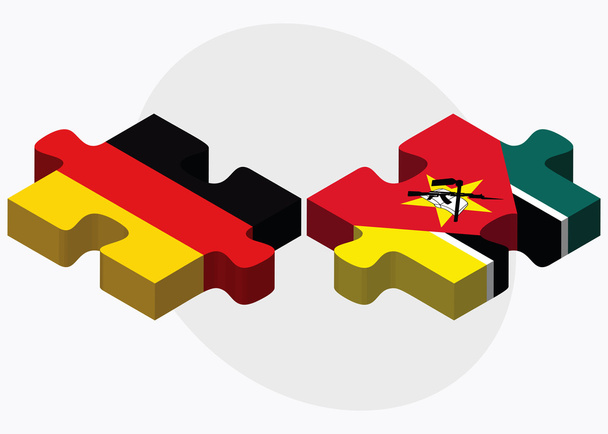 Bandiere Germania e Mozambico
 - Vettoriali, immagini