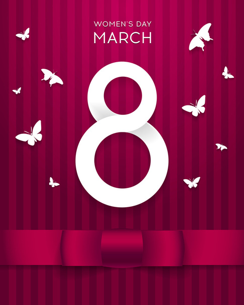 8 March, International Women's Day - Vector, Image