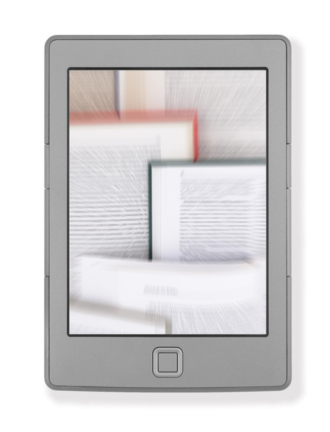 e-book on the white background - Foto, imagen