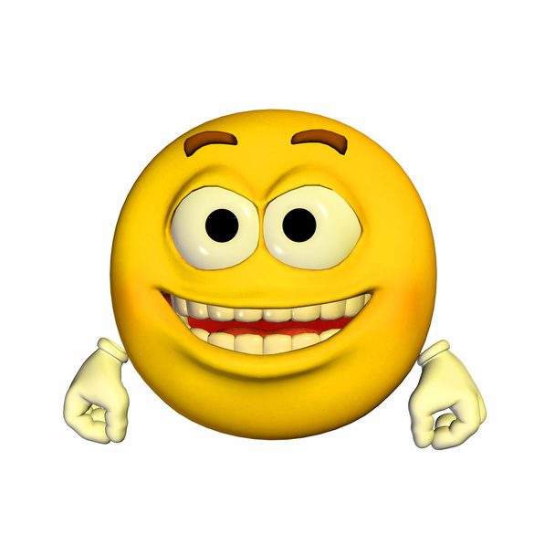 Emoticon feliz
 - Foto, Imagem