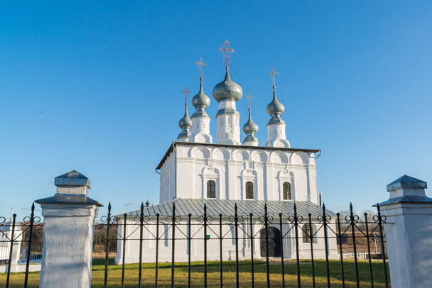 Petropavlovskaya Church in Suzdal was built at 1694. Golden Ring of Russia Travel - Fotoğraf, Görsel