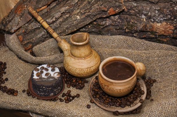 Кофе, сваренный в цеце
 - Фото, изображение