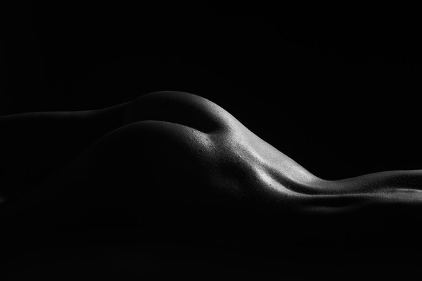 Naked lying woman - Foto, Imagen