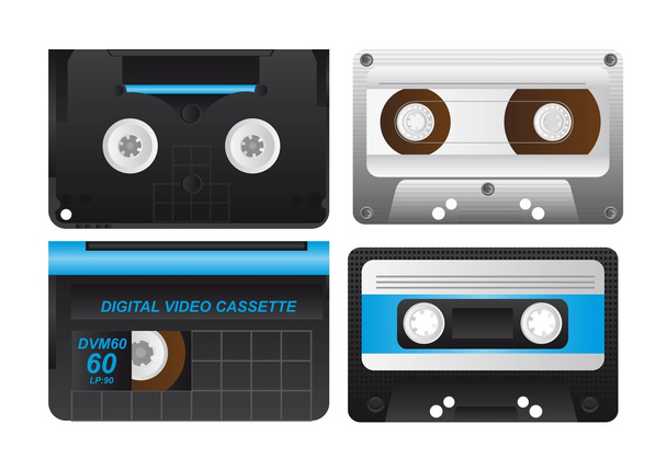 cassette - Vector, Image
