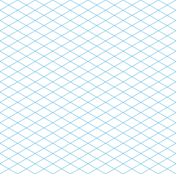 Seamless Isometric Grid Pattern - Vector, Image