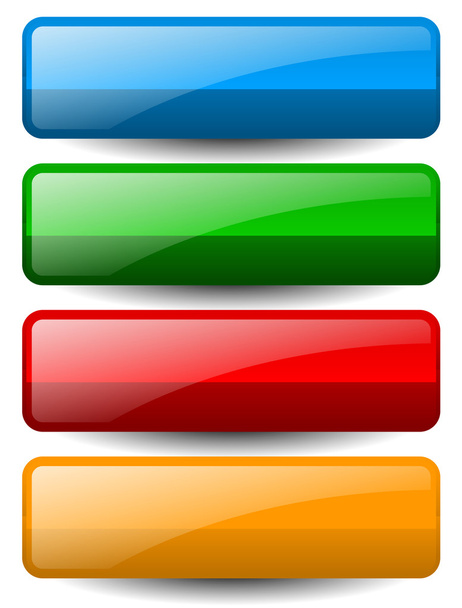 Set of banners or buttons - Vetor, Imagem