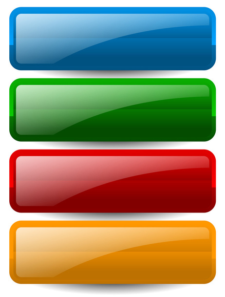 Conjunto de banners o botones
 - Vector, Imagen