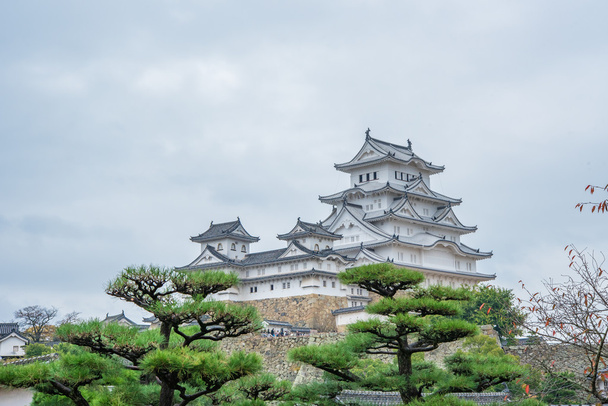 Hrad Himedži v Japonsku, také nazýván bílý hrad Heron - Fotografie, Obrázek