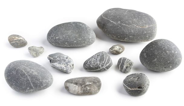 closeup των βράχων στο απλό φόντο - Φωτογραφία, εικόνα