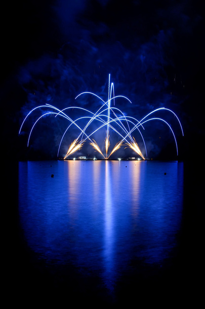 Fireworks festival Ignis Brunensis in Brno, Czech republic - Photo, Image