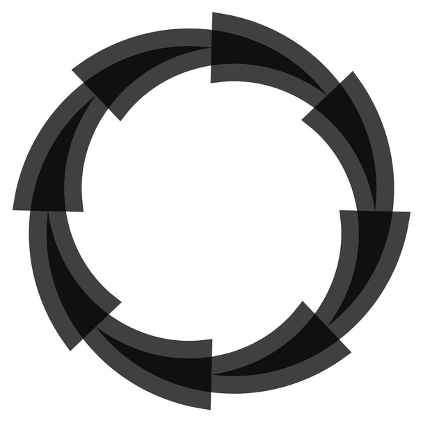 Abstract circular spinning element. - Vector, Image