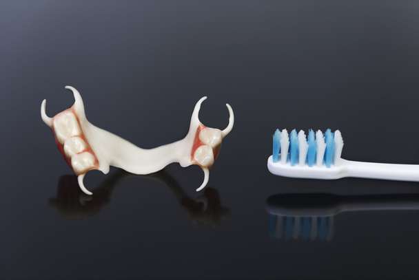 Net clasp denture acrylic  - Foto, immagini