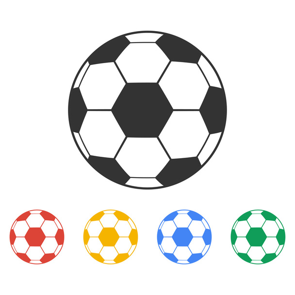 εικονίδιο μπάλα ποδοσφαίρου - Διάνυσμα, εικόνα