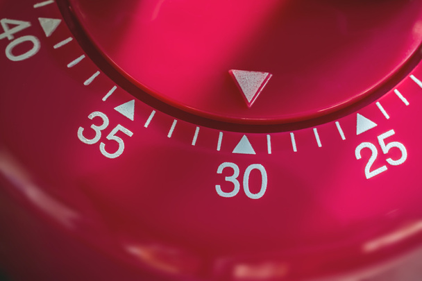 Macro Of A Kitchen Egg Timer - 30 Minutes - Photo, Image