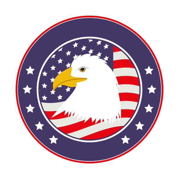 EUA design de selo emblemático
 - Vetor, Imagem