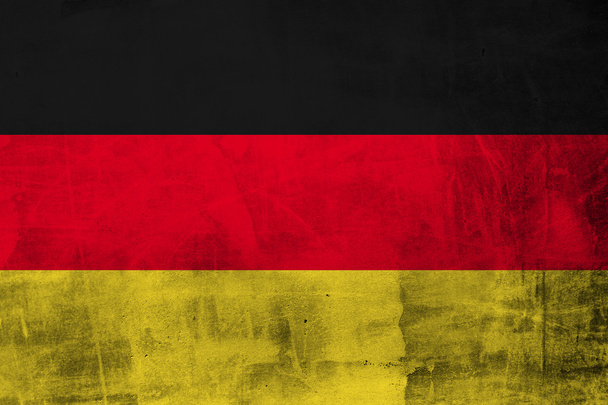 grunge lippu Saksan - Valokuva, kuva