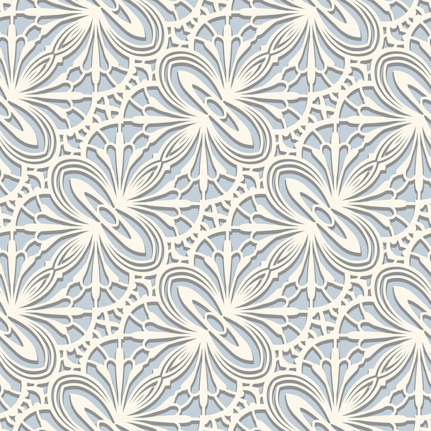 Vintage lace ornament, seamless pattern - Vecteur, image