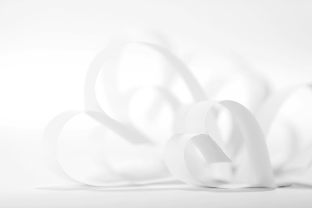 White paper hearts composition, Valentines day concept - Fotografie, Obrázek