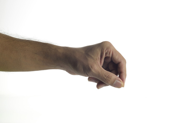 Emberi kéz gazdaság virtuális toll - Fotó, kép