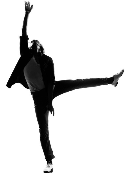 Hip hop funk dancer dancing man - Фото, изображение
