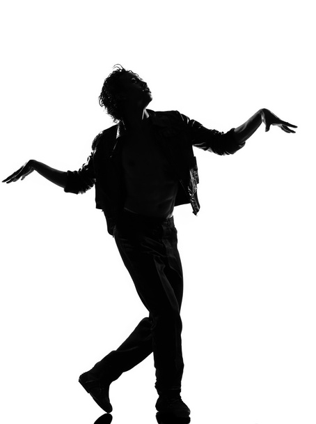 Hip hop funk dancer dancing man zombie walk - Фото, зображення