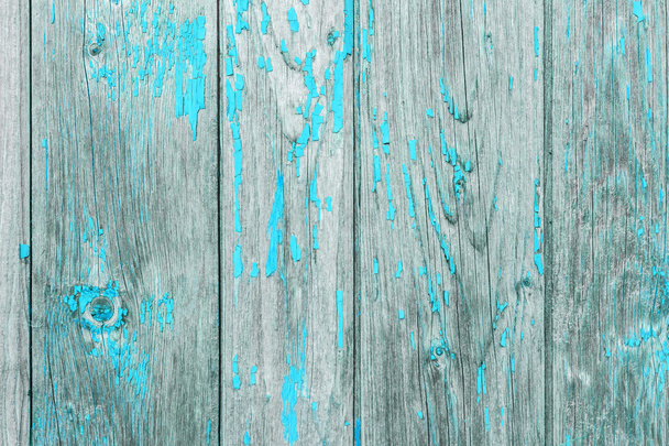 Stará modrá dřevěná textura s přírodními vzory - Fotografie, Obrázek