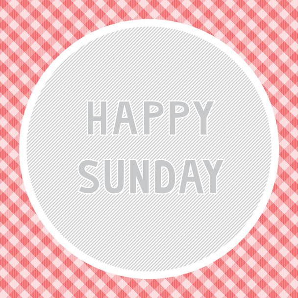 Happy Sunday background - Vector, Imagen