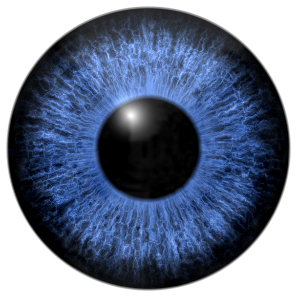 blauw oog iris - Foto, afbeelding