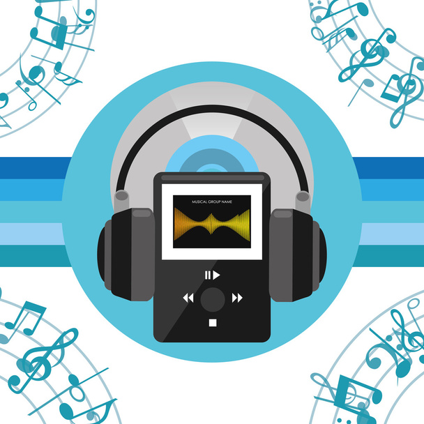 Music icons design  - Vector, Image