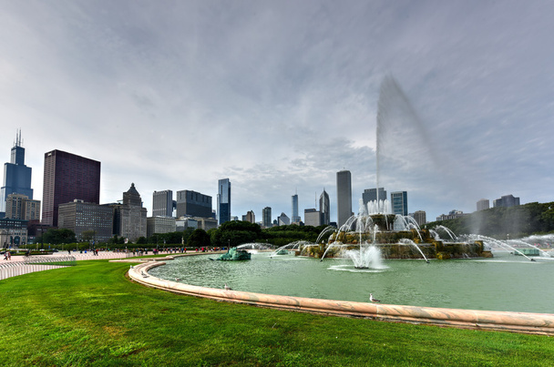 Buckingham Fountain - Chicago - Foto, afbeelding
