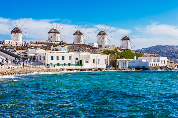 I famosi mulini a vento Mykonos
 - Foto, immagini