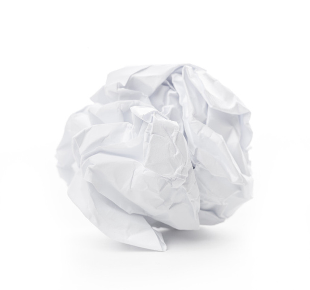 Crumpled paper ball - Foto, Imagem