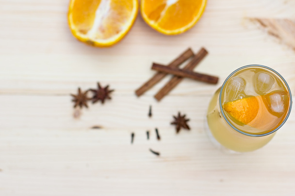 Lemonade with orange - Photo, Image