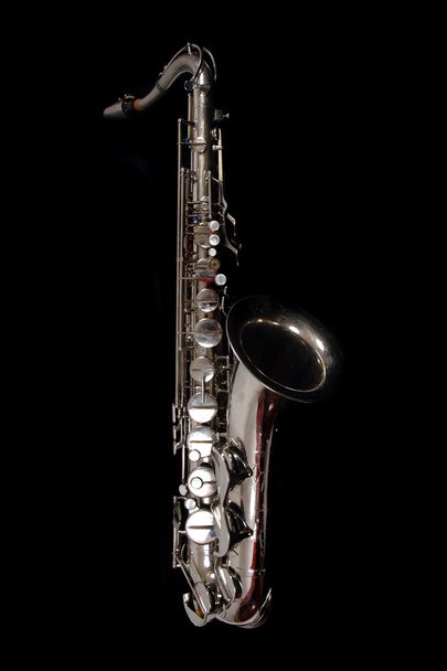 Silver saxopphone - Photo, Image