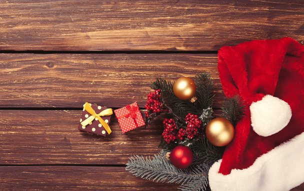 Christmas baubles and gifts  - Zdjęcie, obraz