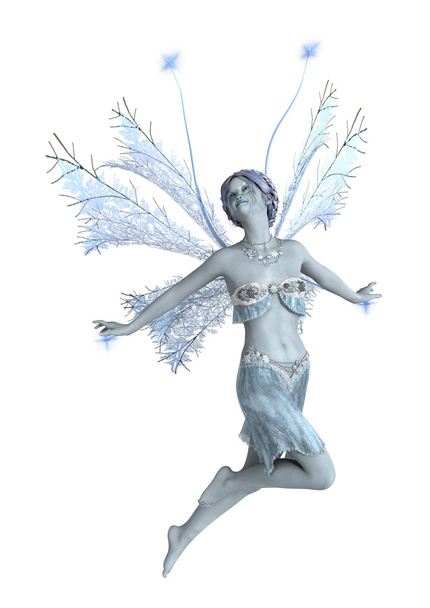 Snow Fairy Flying - Foto, Imagem
