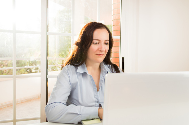 businesswoman working from home - Photo, Image