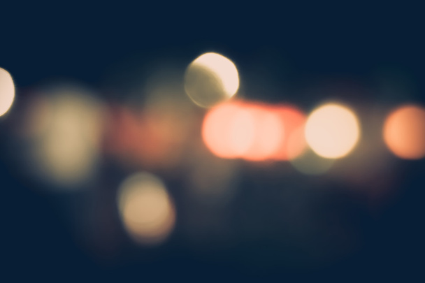 blurred city lights in the night - Photo, Image