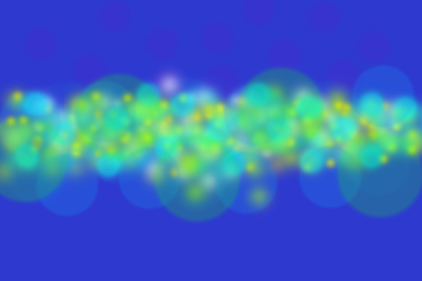 abstrakti sininen tausta värikkäitä keltaisia ympyröitä
 - Valokuva, kuva