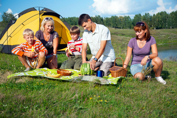 családi piknik - Fotó, kép