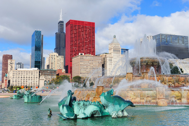Chicago Buckingham fountain - Photo, Image