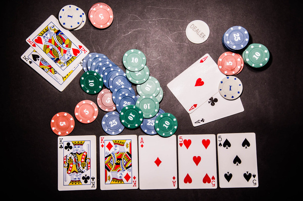 Poker hra hra - Fotografie, Obrázek