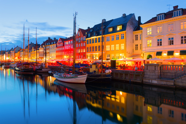 Κοπεγχάγη σε μια καλοκαιρινή βραδιά - Φωτογραφία, εικόνα